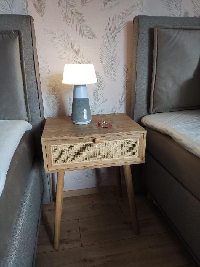 Ferienhaus Blaue Blume Mit 11 Kw Ladestation, Kamin, Terrasse, Eingezaeuntem Garten, Sauna, Wlan, Netflix, 2 Hunde Willkommen! Güntersberge Kültér fotó