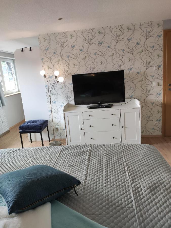Ferienhaus Blaue Blume Mit 11 Kw Ladestation, Kamin, Terrasse, Eingezaeuntem Garten, Sauna, Wlan, Netflix, 2 Hunde Willkommen! Güntersberge Kültér fotó